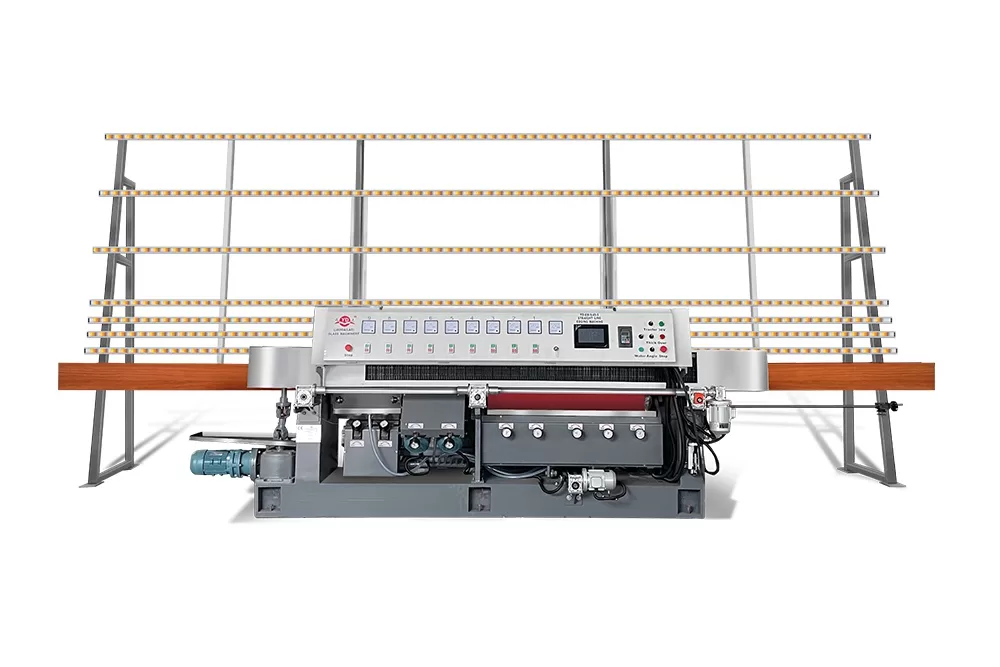 Vertical Straight-Line Edging Machine With 45° Chamfer