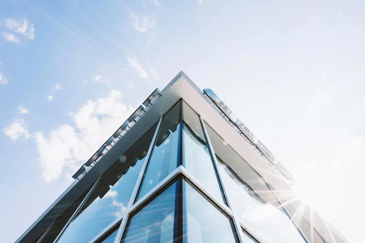 glass building